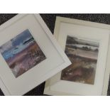 Two watercolours, Francis Winder, A Welsh Estuary, signed and attributed verso, 19 x 14cm and