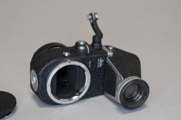 A Leica Visoflex II and Universal focusing mount