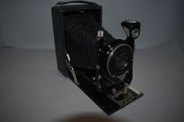 A Houghton Ensign Cameo folding plate camera