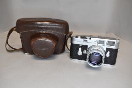 A Leica M3 Camera (998060) with Summicron 50mm lens (1533267) in original case