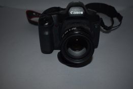 A Canon EOS5D digital camera with Canon 35-105mm zoom lens in original box