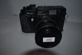 A Fuji GSW690 III 6x9 professional camera in original box