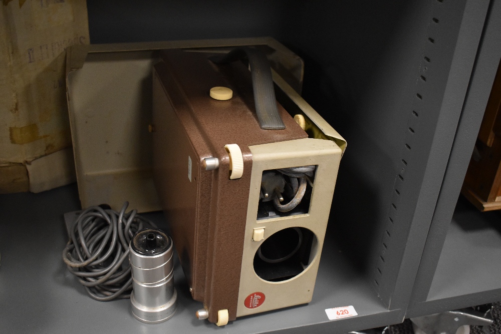 A Leitz projector with a Leitz Hector 100mm lens