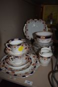 A part tea service by Garland in an imari design