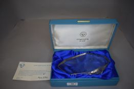 A boxed limited edition RNLI paper weight by Strathearn glass limited to 150 no.57