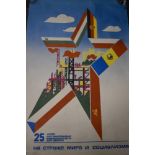 Three 1980s Russian posters of political propoganda interest.