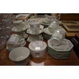 A selection of Johnson Brothers 'Eternal Beau' including cups and saucers, coasters, plates and