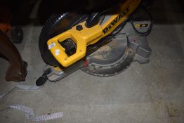 A Dewalt compound mitre saw