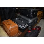 A large selection of travel cases
