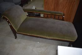 A 19th Century chaise longue