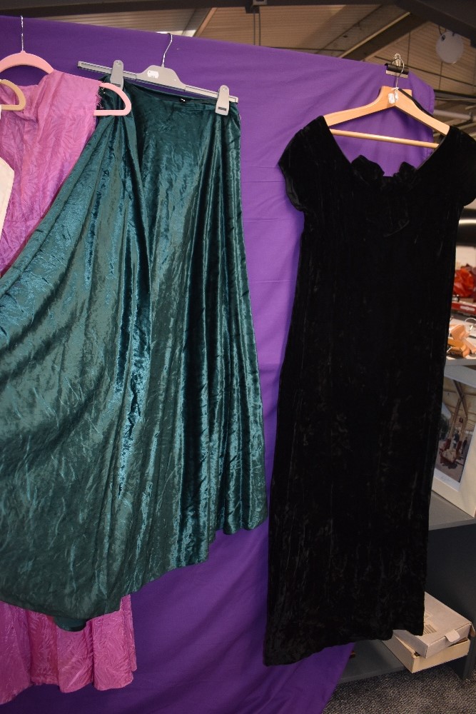A variety of 1950s and 60s dresses and gowns, mixed styles, some with labels such as Harvey - Image 7 of 9