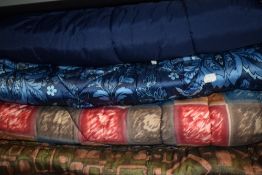 Four vintage sleeping bags, some great prints!