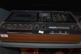 An Akai GXC - 40T tape cassette player and radio system