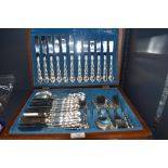 A canteen of cased cutlery by Oneida Community