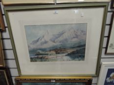 A photographic print, after Daisy Budge, Sgurr-nan-Gillean Skye, 33 x 49cm, plus frame and glazed