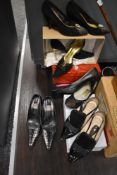 Five pairs of ladies fashion high heels
