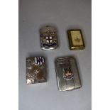 A selection of four vesta cases including Golden Ball hotel, City of London and Windsor