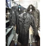Three modern ladies leather jackets including Warehouse and Bay