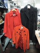 Three ladies jackets or over coats including Karen Millen and Next