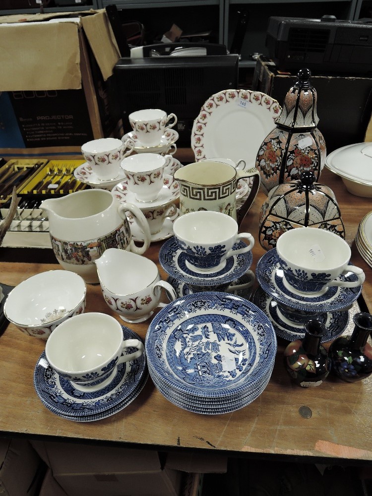 A selection of ceramics including tea set and Royal Doulton Series ware