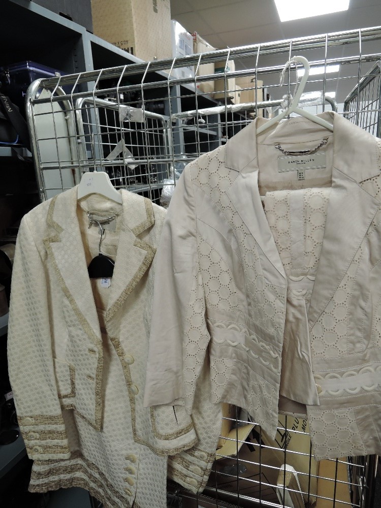 Two jacket and skirt sets including Karen Millen
