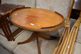 A reproduction Regency occasional table