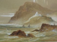 A near pair of watercolours, J Berkeley Hewitt, Valley of the Rocks, and Ilfracombe, signed, 22 x