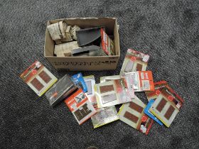 A box of OO Scale Layout Accessories including Hornby, Wills, Triang etc, most boxed