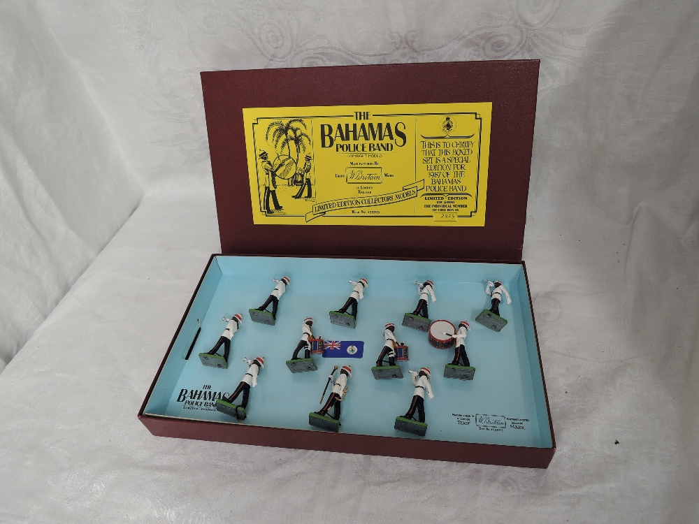 A Britains Lead Soldiers Set, The Bahamas Police Band, limited edition 2849/5000, boxed 459993