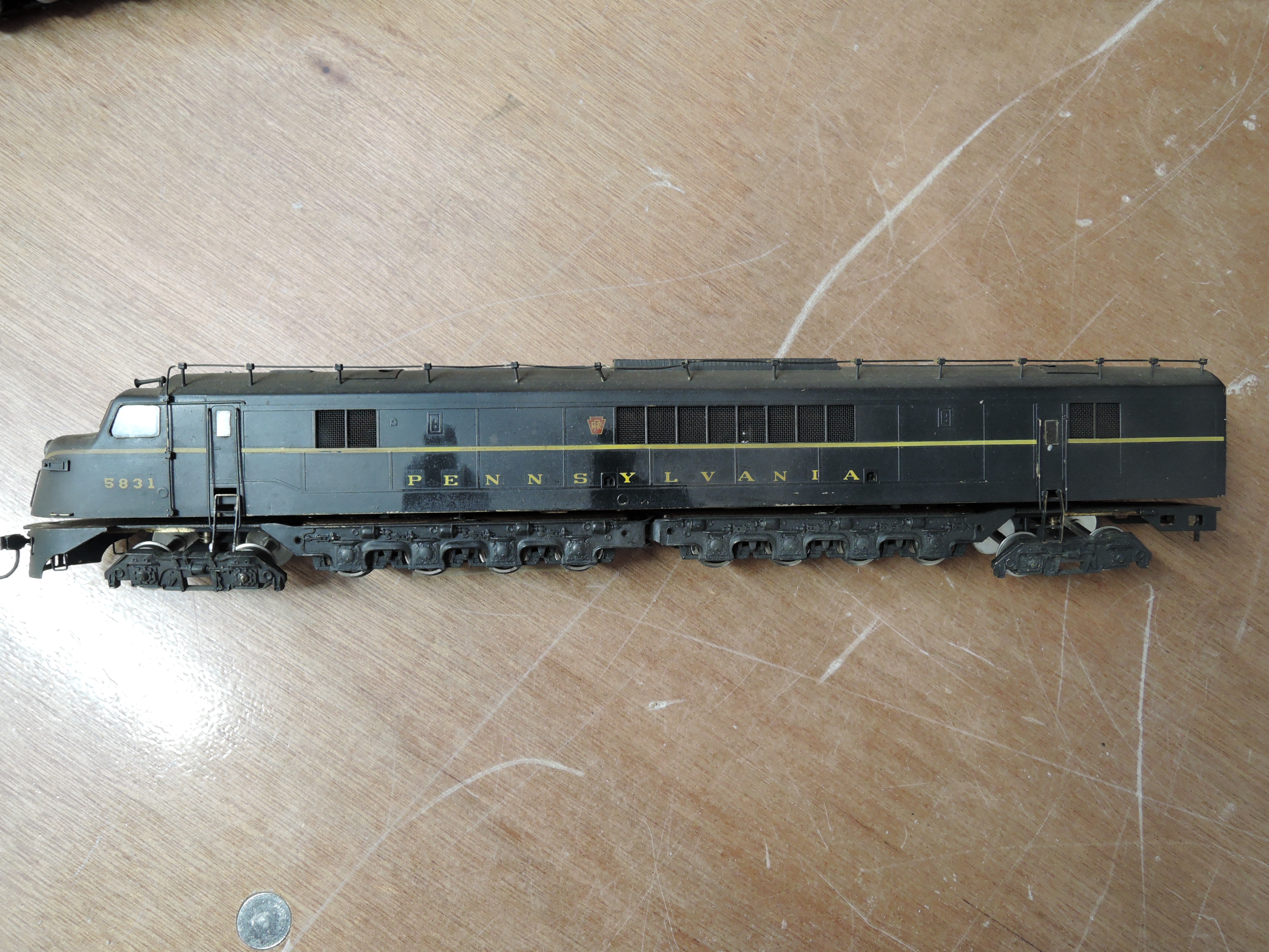 Two KMT & Hallmark Models American Brass HO scale Pennsylvania Locomotives both 5831 - Image 3 of 10