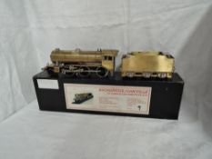 A Anchoridge/Oakville 0 gauge Locomotive Kit, brass model unpainted made up professionally, K3 Class