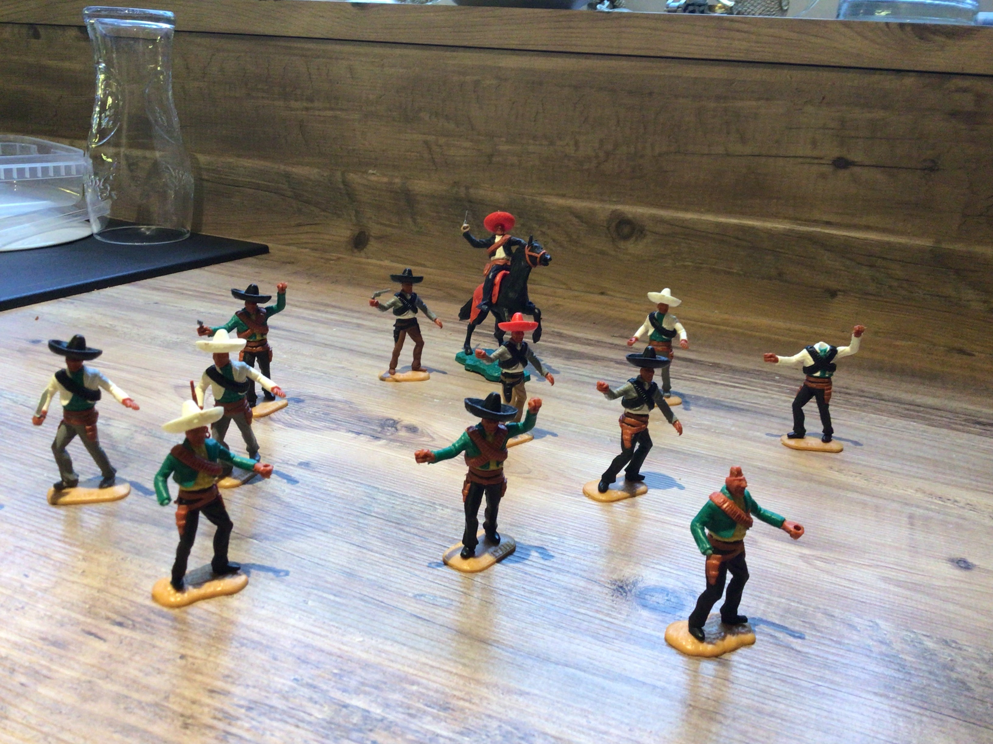 A large collection of plastic Timpo figures & accessories including Wild West Fort and Wild West - Image 8 of 12