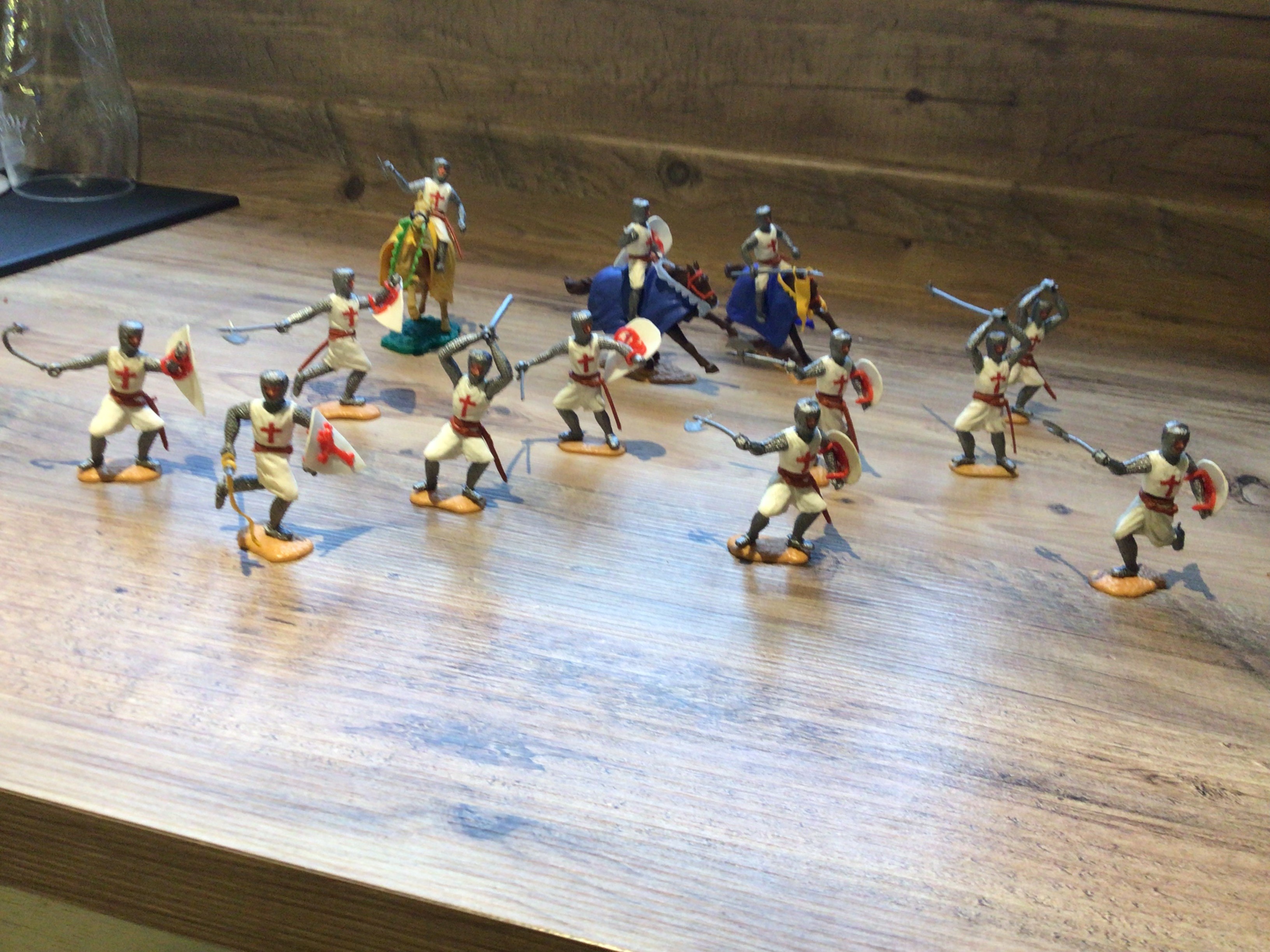 A large collection of plastic Timpo figures & accessories including Wild West Fort and Wild West - Image 9 of 12