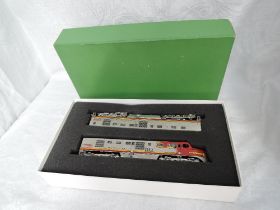 A Overlands Models Inc American Brass HO scale AT & SF DL-107A & DL108B Locomotive Set, in