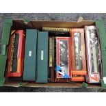 A box of seventeen Hornby, Lima and similar 00 gauge Coaches, mostly boxed