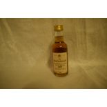 A Macallan Single Highland Malt Scotch Whisky Miniature, 1971 bottled 1989, 43% 5cl