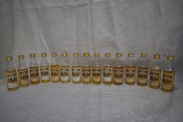 Fifteen Gordon & Macphail Connoisseurs Choice Scotch Highland Malt Whisky Miniatures including