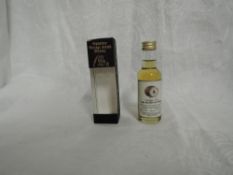 A Signatory Islay Malt Whisky Miniature, Laphoraig 28 year old distilled 1967 bottled 1995 36/250