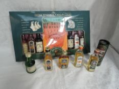 A collection of Irish Whiskey Miniatures, Jim Murrays A Taste Of Irish Whiskey six bottle collection