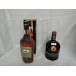 Two bottles of Whisky and Liqueur, The Famous Grouse Gold Reserve 12 year old 40% vol 700ml, in card