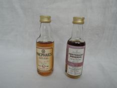 Two Gordon & Macphail Single Malt & Pure Malt Whisky Miniatures, Centenary Reserve Glenburgie