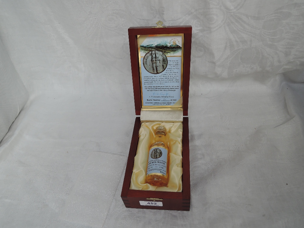 A Signatory 1968 Ben Wyvis Single malt Whisky Miniature, distilled 1968 bottled in 2002 201/360