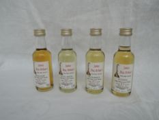 Four James Macarthur's Limited Edition Single Malt Whisky Miniatures, Macduff 27 year old, 27/200