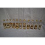 Seven Gordon & Macphail Connoisseurs Choice Scotch Single and Pure Malt Whisky Miniatures