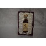 A limited edition Signatory Vintage Miniature Scotch Whisky in card display box, 1965 Rosebank