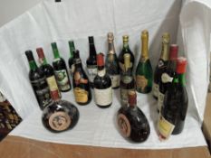 A collection of Mixed Alcohol including Beresford Solera 1914 Rare Amorosa Cream Sherry, 1979