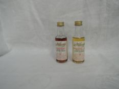 Two Milroy's Single Malt Whisky Miniatures, Springbank 30 year old sherry cask 1297, distilled