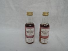 Two Gordon & Macphail Centenary Reserve Single Malt Whisky Miniatures, Glenburgie distilled 1948