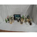 A collection of Whisky Miniatures all with mid to low levels including Cadenheads, Signatory, Old