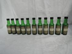 Eleven Cadenheads Original Collection Highland Single Malt Whisky Miniatures, Glenlivet 18 year
